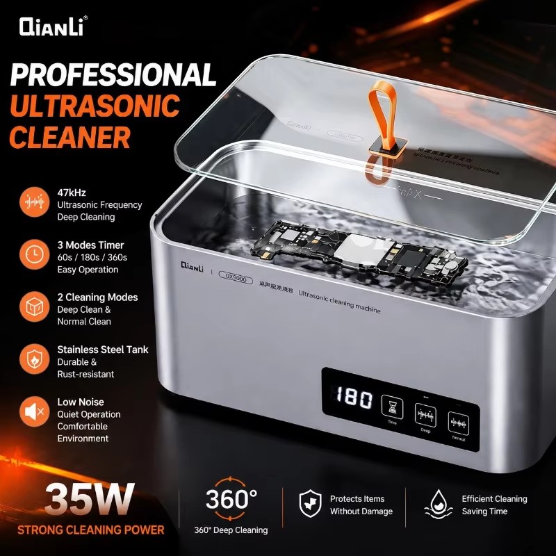 Body Jewelry Cleaner - QIANLI QX9000 Myjka Ultradźwiękowa 35W 47kHz