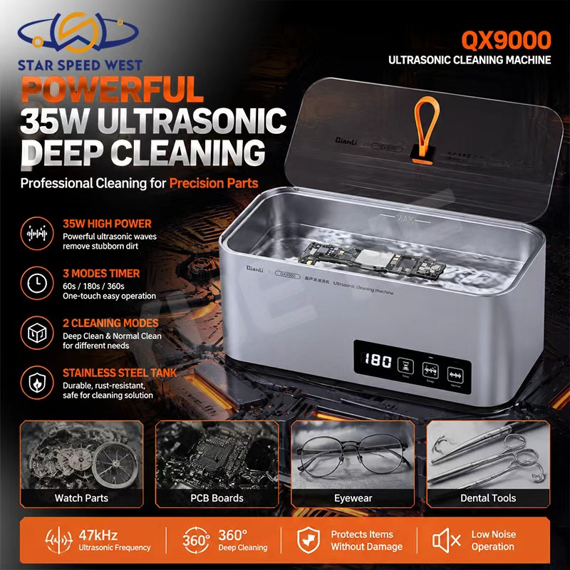 Body Jewelry Cleaner - QIANLI QX9000 Myjka Ultradźwiękowa 35W 47kHz