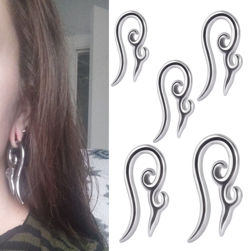Body Jewelry Gauge Sizes - Para stal chirurgiczna ciężkie wagi uszu