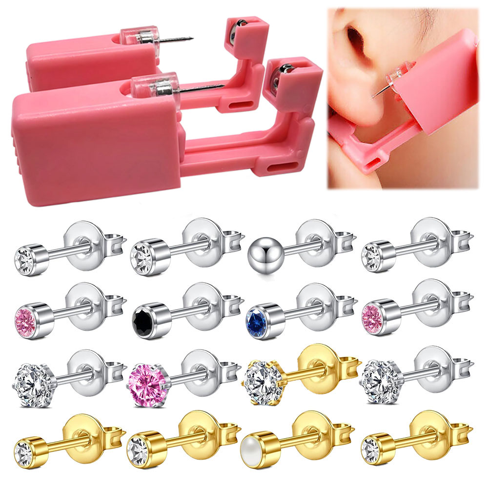 Body Jewelry Cleaner - 1 szt./4 szt. Różowy jednorazowy pistolet