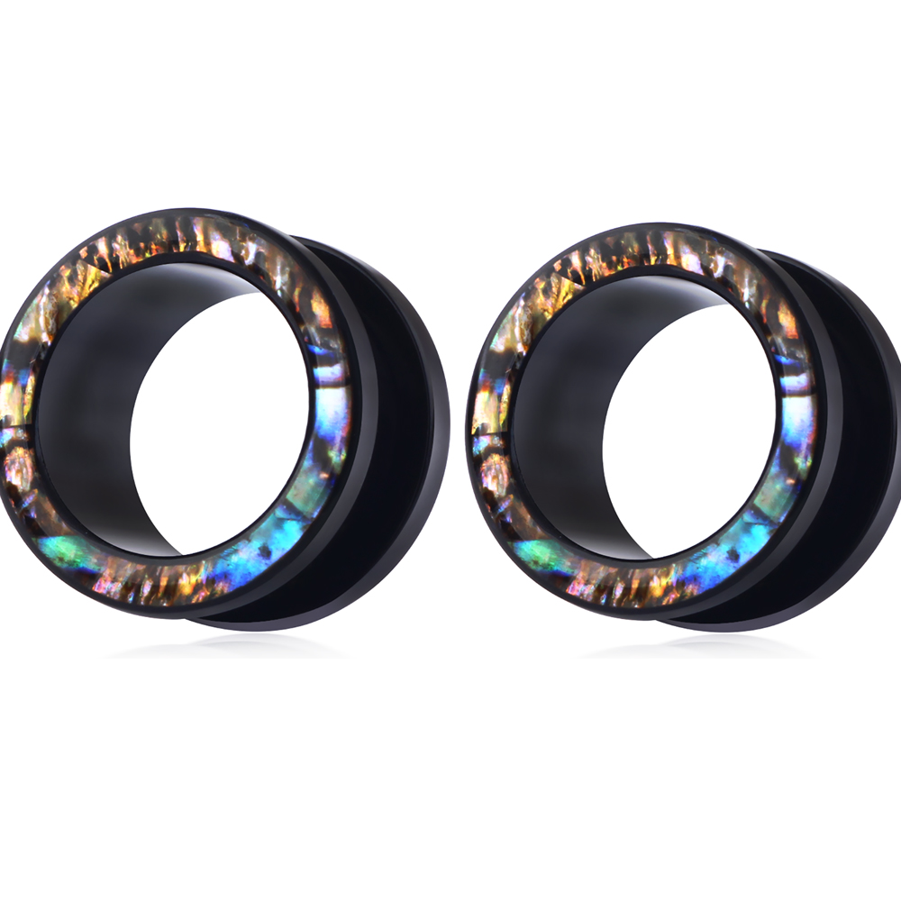 Body Jewelry Gauge Sizes - JUNLOWPY akrylowe zatyczki do uszu Shellhard