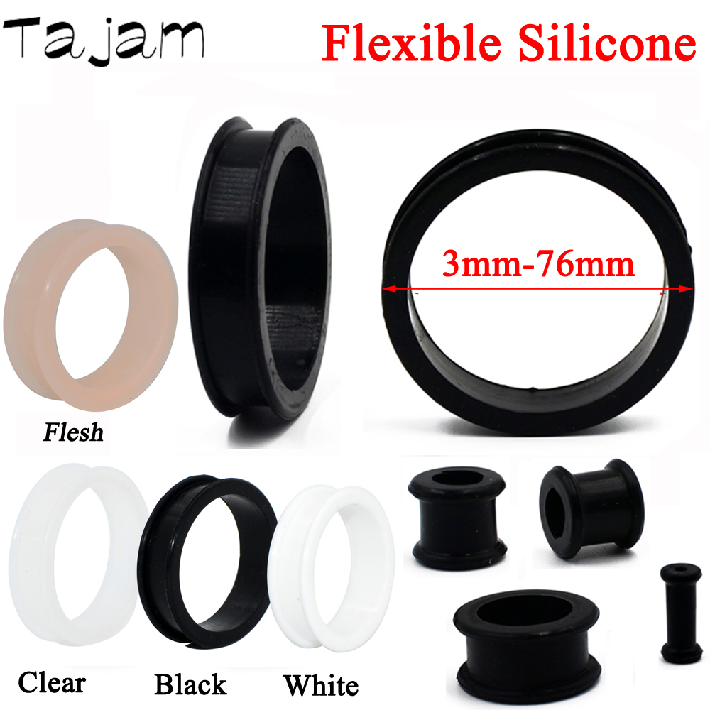 Body Jewelry Gauges - 1 para 3mm-76mm duży rozmiar pusty