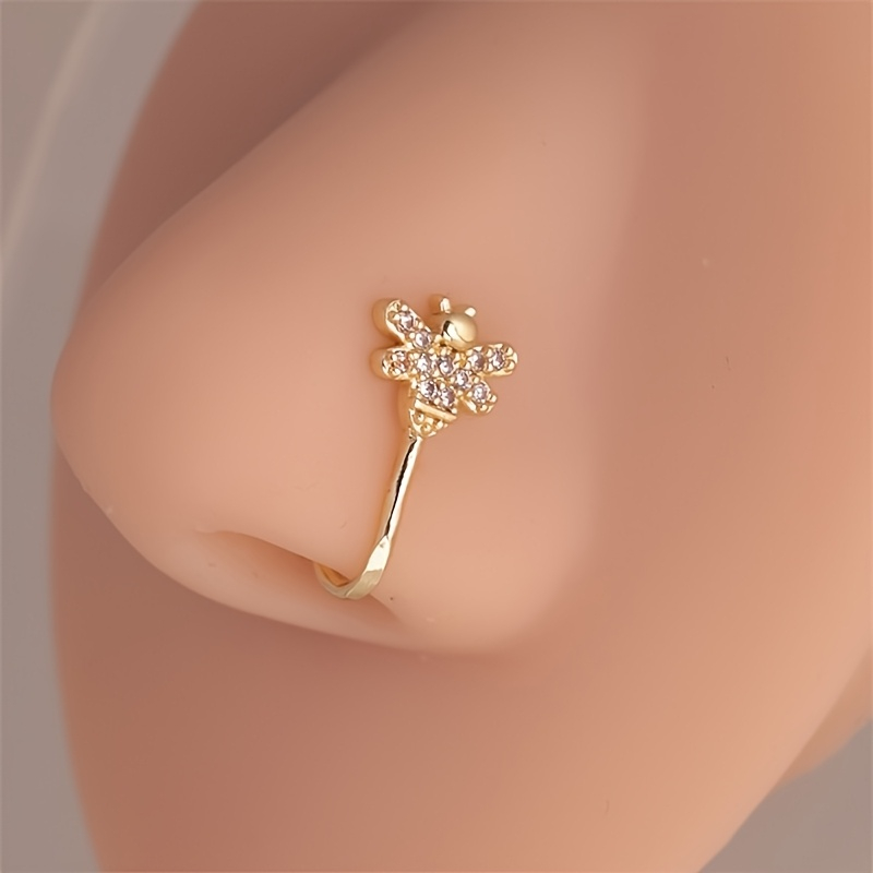 Body Jewelry Materials - 1-częściowy uroczy kolczyk do nosa w