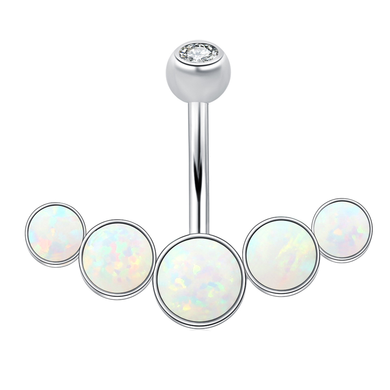 Kolczyk do pępka ze srebra pró – Body Jewelry Materials recenzja i cena