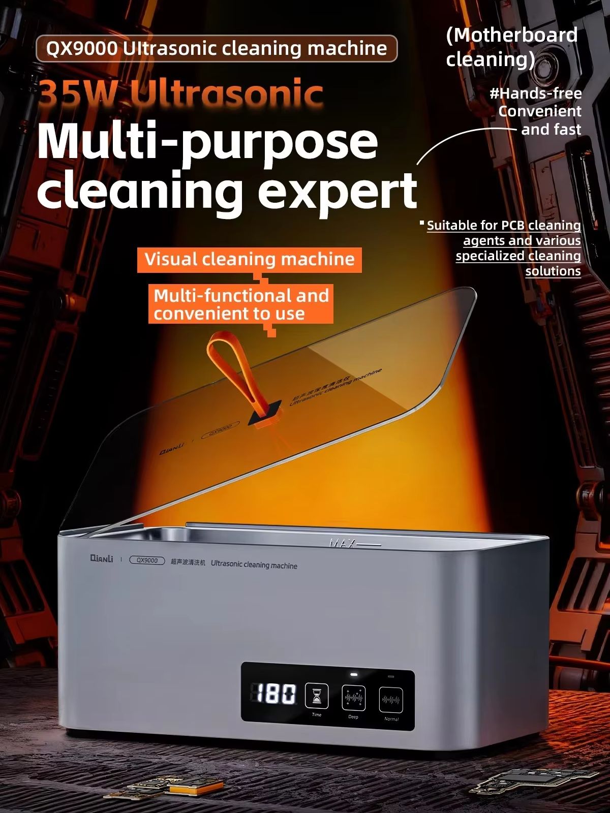 QIANLI QX9000 Myjka Ultradźwię – Body Jewelry Cleaner recenzja i cena