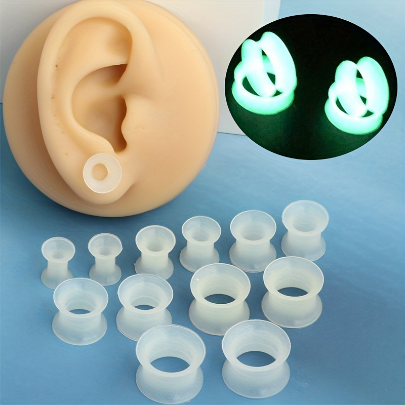 2 sztuki silikonowych zatyczek – Body Jewelry Gauge Sizes recenzja i cena