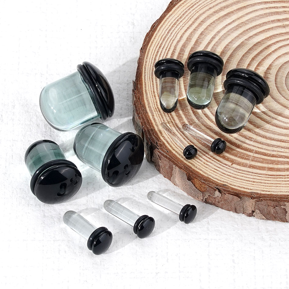 2 szt. Szklane Rozpychacze do  – Body Jewelry Gauges recenzja i cena