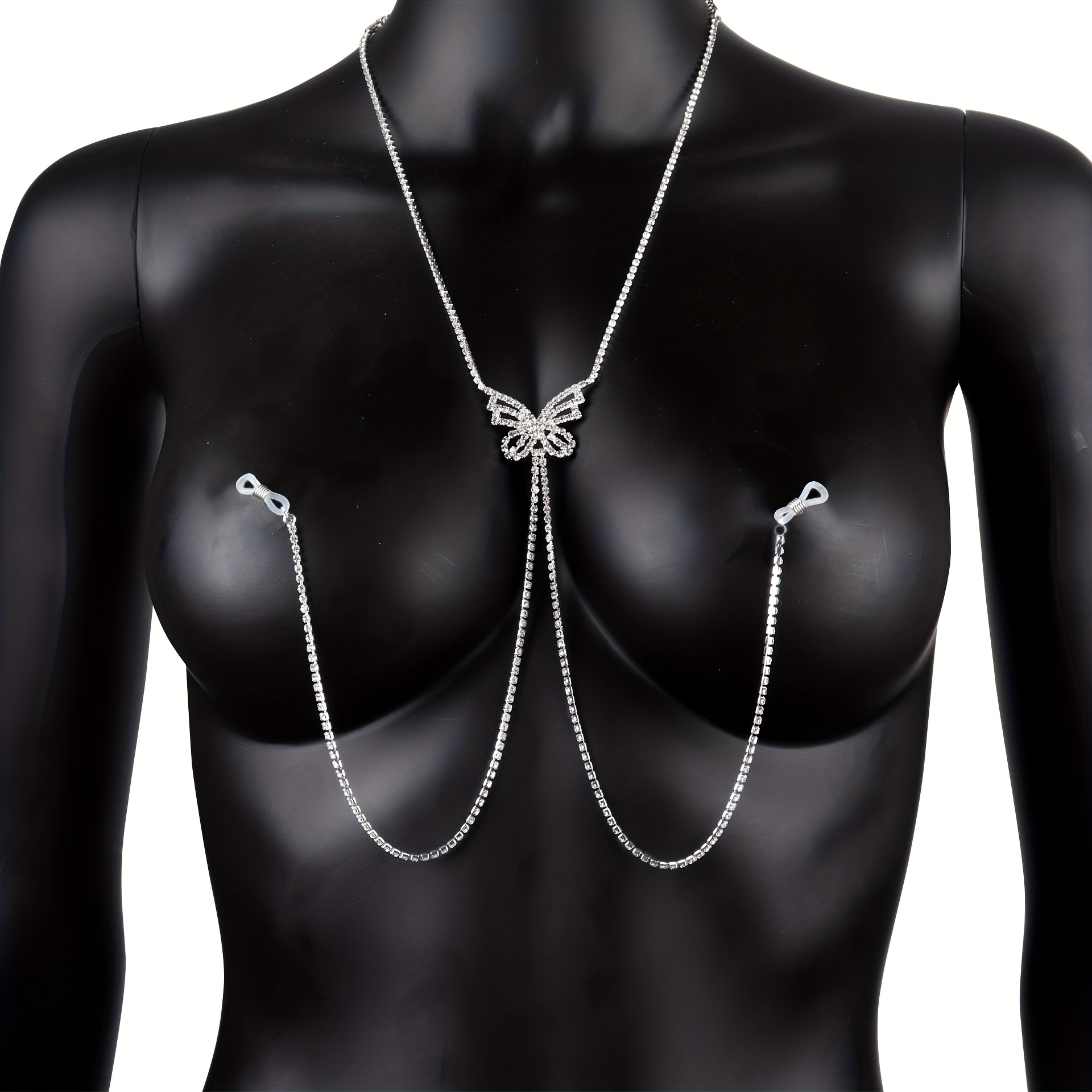 1 szt. Łańcuszek na sutek z fr – Body Jewelry Women recenzja i cena