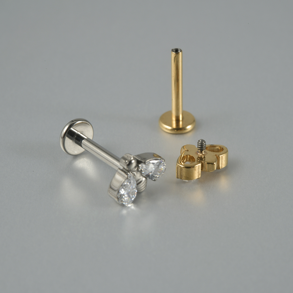 Dreamlee G23 Solidna tytanowa  – Flat Back Labret Stud recenzja i cena
