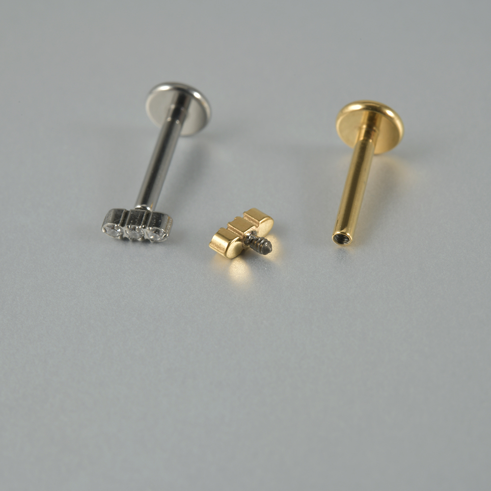 Dreamlee G23 Solidna tytanowa  – Flat Back Labret Stud recenzja i cena