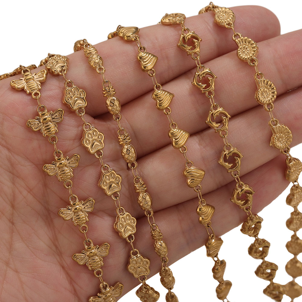 1M Złote Łańcuszki ze Stali Ni – Body Jewels recenzja i cena