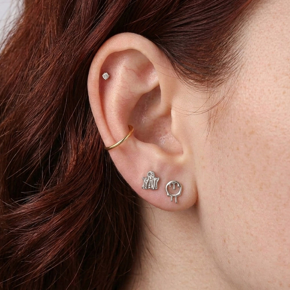 Casvort 1 szt. ASTM F136 Tytan – Flat Back Labret Stud recenzja i cena