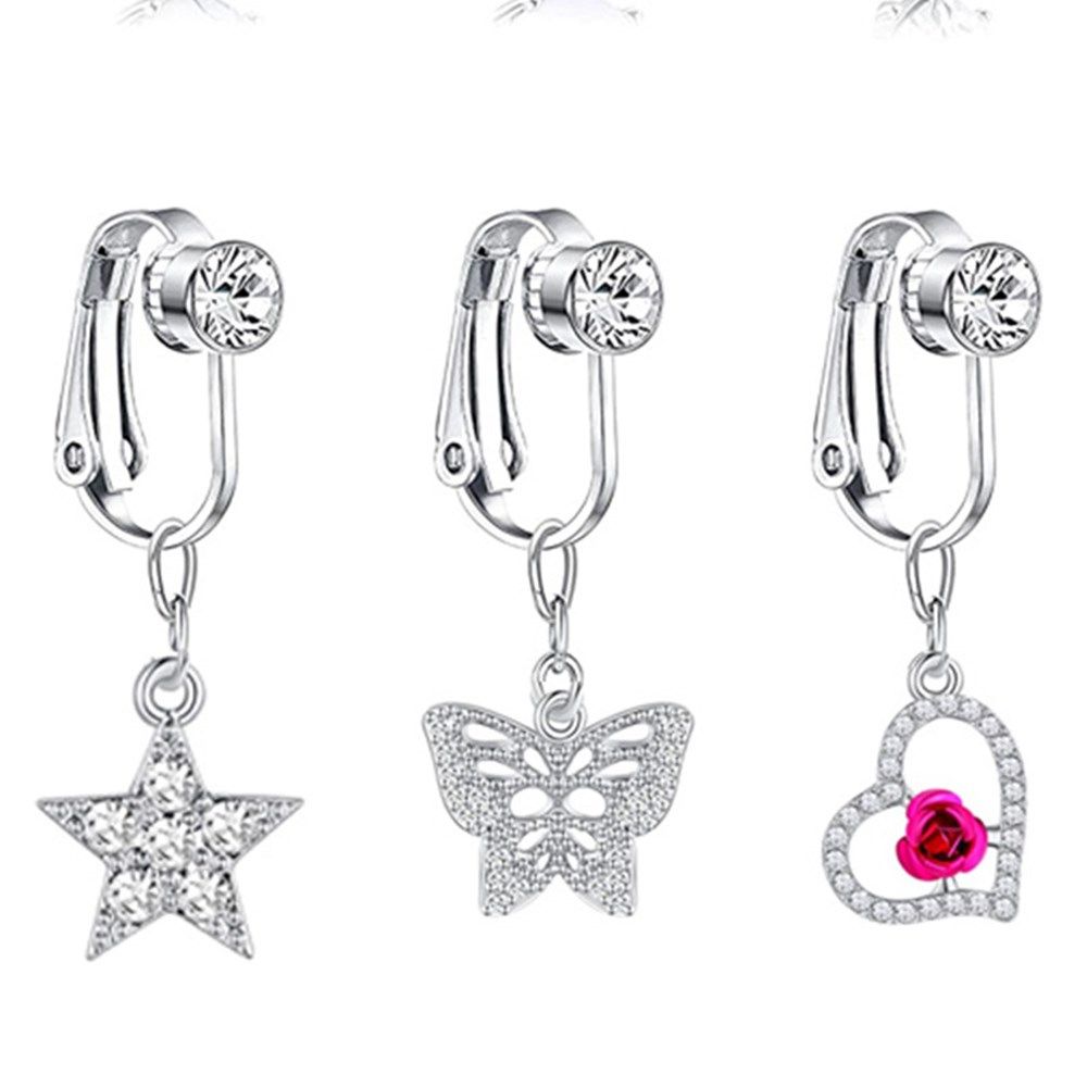 Modne damskie klipsy na pępek  – Body Jewelry Belly Button Rings recenzja i cena