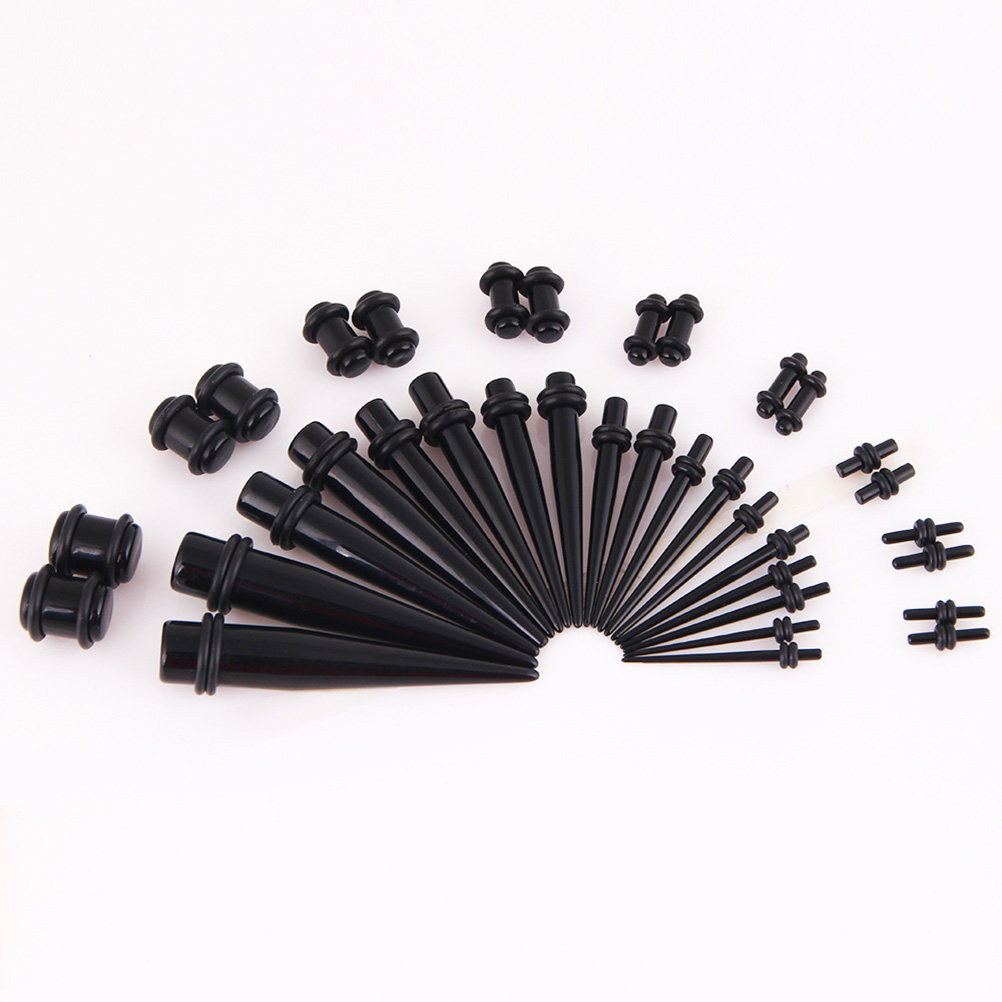 36-częściowy zestaw ekspanderó – Body Jewelry Gauge Sizes recenzja i cena
