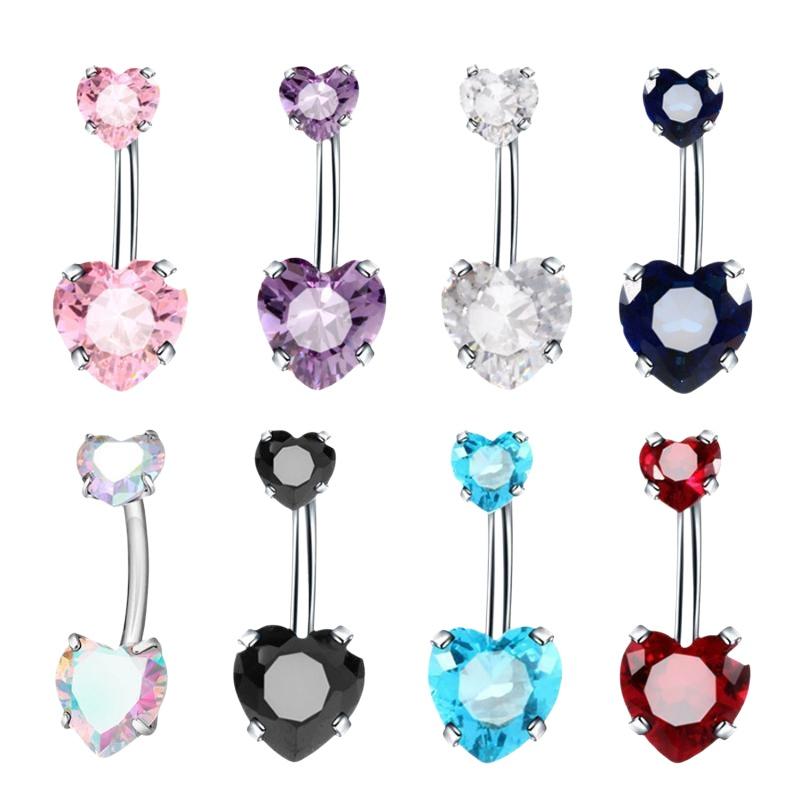 Błyszczące kolczyki do pępka w – Body Jewelry Belly Button Rings recenzja i cena