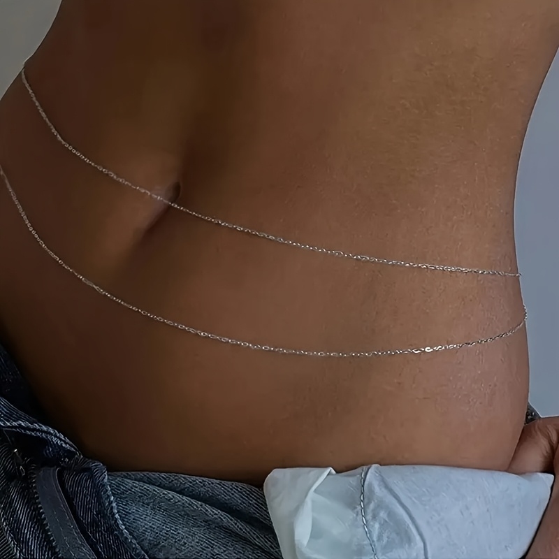 Dwustronny złoty metalowy łańc – Body Jewels recenzja i cena