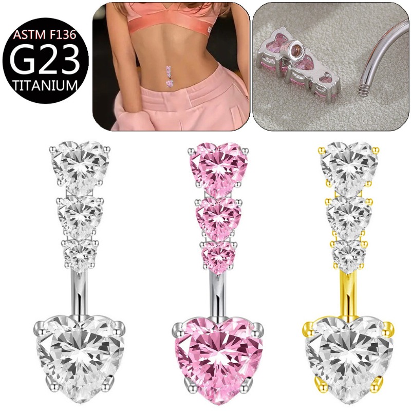 Luksusowy, błyszczący, wielowa – Body Jewelry Belly Button Rings recenzja i cena
