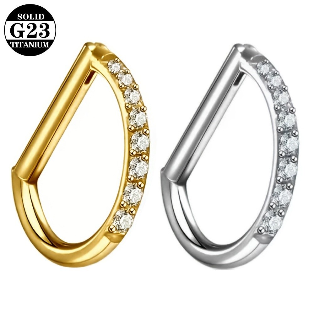 Kolczyk do przegrody nosowej z – Body Jewelry Materials recenzja i cena